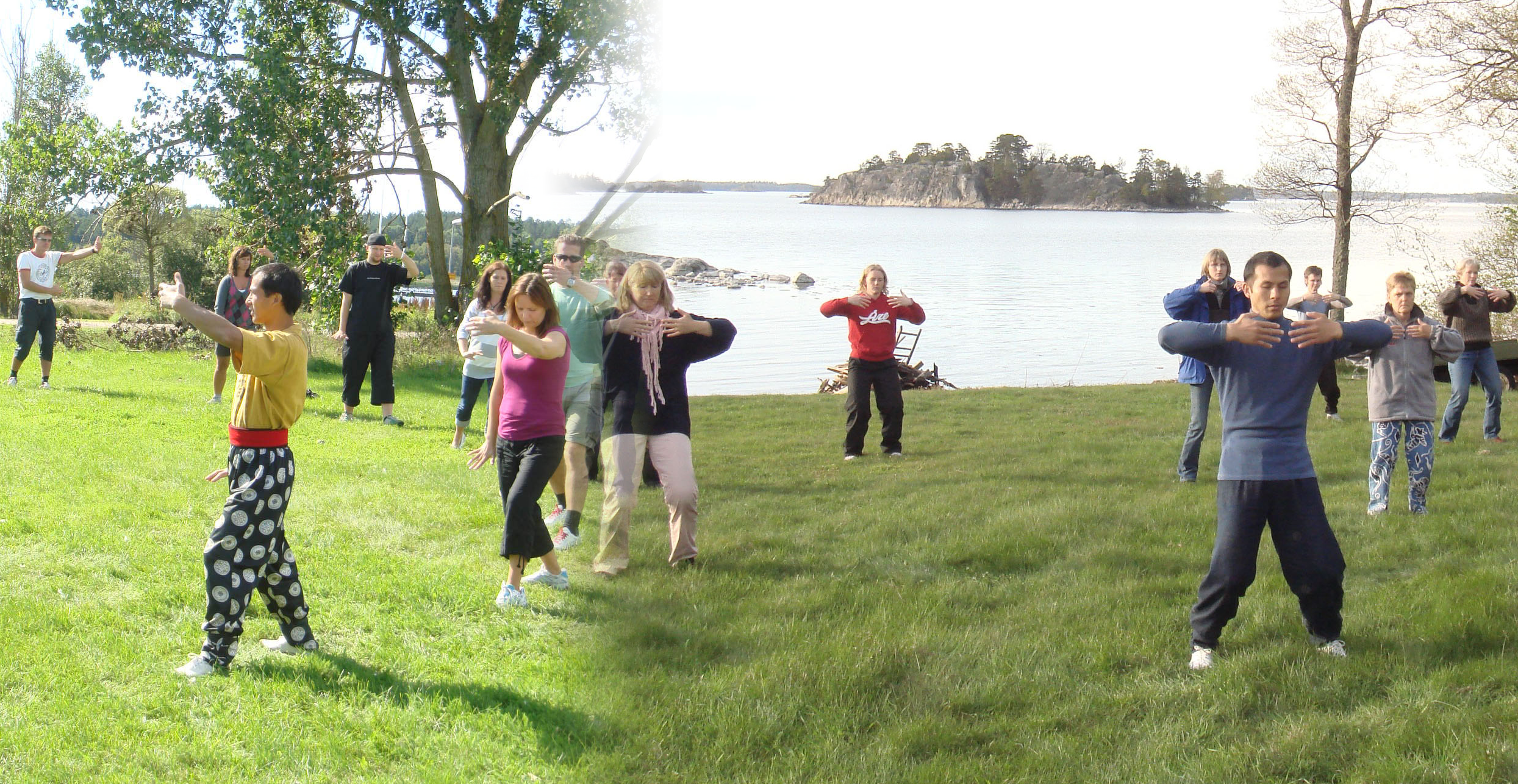 Johannes Mao instruerar i Tai Chi och Qigong