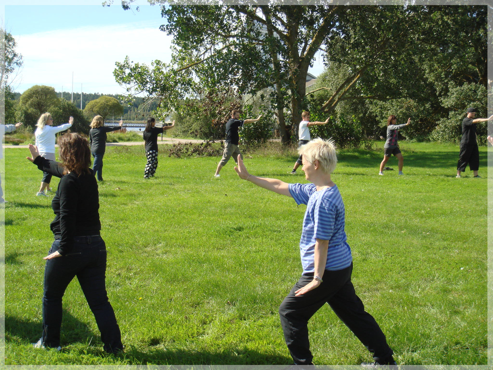 Tai Chi instruktion i grupp